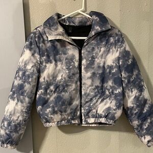 Tie-Dye Puffer Jacket